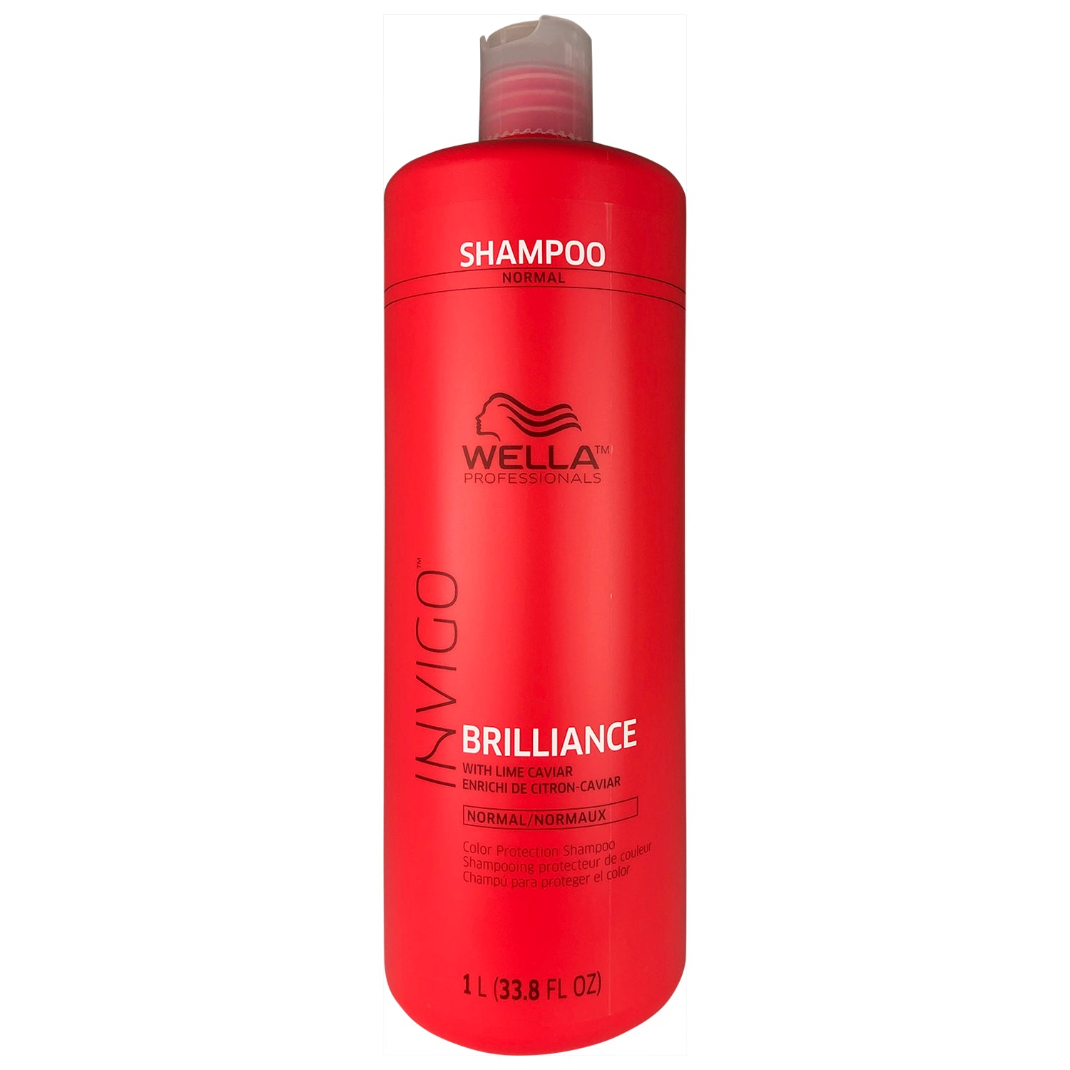 Wella Brilliance Shampoo with Lime Caviar For Fine/Normal Hair Color Protection 33.8 oz